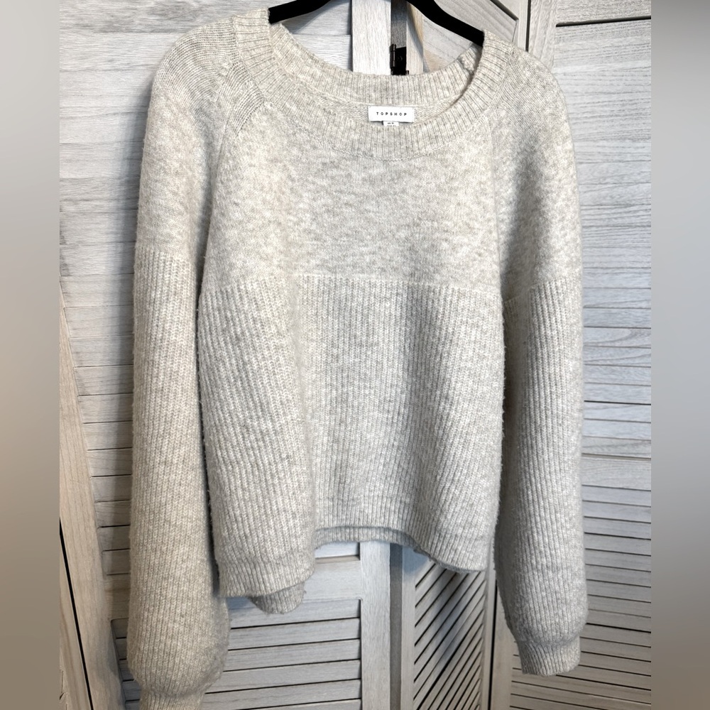 Top Shop Thick Gray Sweater